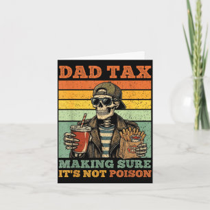 Pappa skatt som ser till att det inte är giftig ro kort