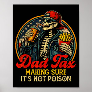 Pappa skatt som ser till att inte gift rolig fader poster