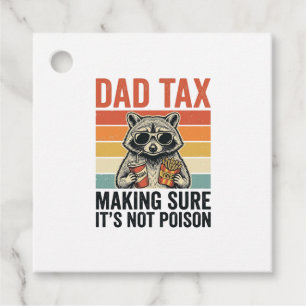 Pappa Skatt Tvättbjörn Vintage Rolig Pappa Tröja D Gåvor Etiketter