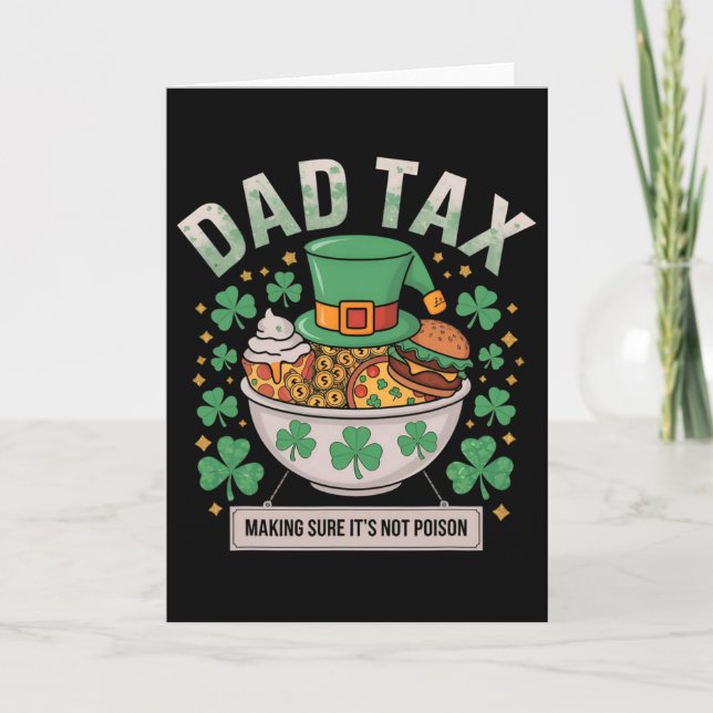Pappa skattar för att säkerställa att det inte är  kort (Framsida)