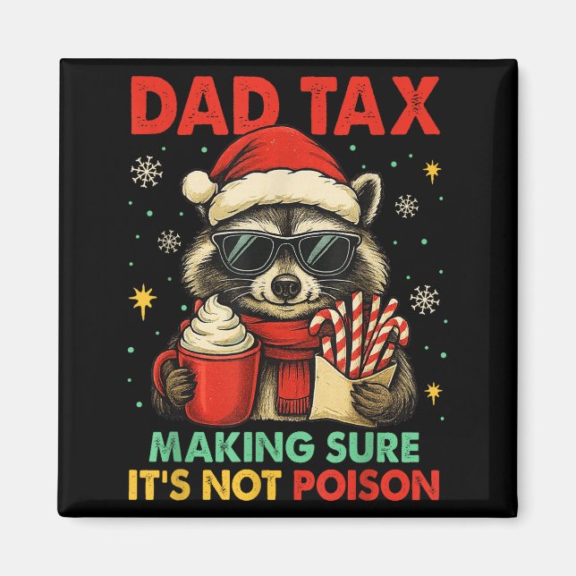 Pappa skattar för att se till att det inte är gift magnet (Framsidan)