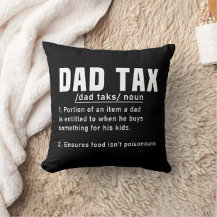 Pappa skattdefinition Fars dag Funny Far Coola Kudde