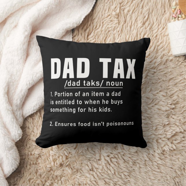 Pappa skattdefinition Fars dag Funny Far Coola Kudde (Filt)