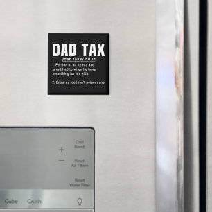 Pappa skattdefinition Fars dag Funny Far Coola Magnet