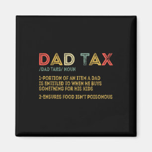 Pappa skattdefinition Manar Funny Fars dag 2 Magnet
