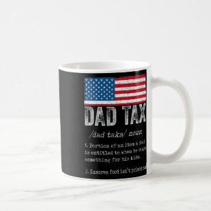 Pappa skattdefinition Manar Funny Fars dag 5 Kaffemugg
