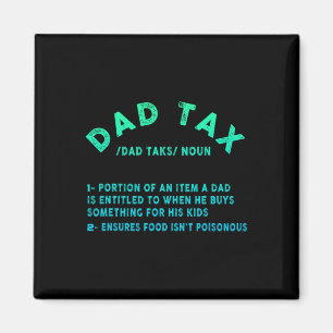 Pappa skattdefinition Manar Funny Fars dag 9 Magnet