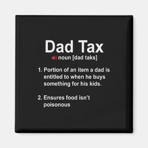 Pappa skattdefinition: pappa Far Pappa Fars dag Magnet
