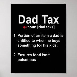 Pappa skattdefinition: pappa Far Pappa Fars dag Poster