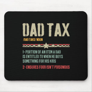 Pappa-skattedefinition Sarcastic Funny Fars dag Musmatta