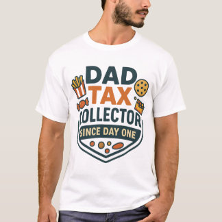 Pappa Skatteindrivare Rolig Pappa Design T Shirt