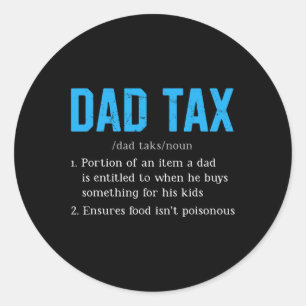 Pappa skattemyndighet Pappa Skattedefinition Fars  Runt Klistermärke