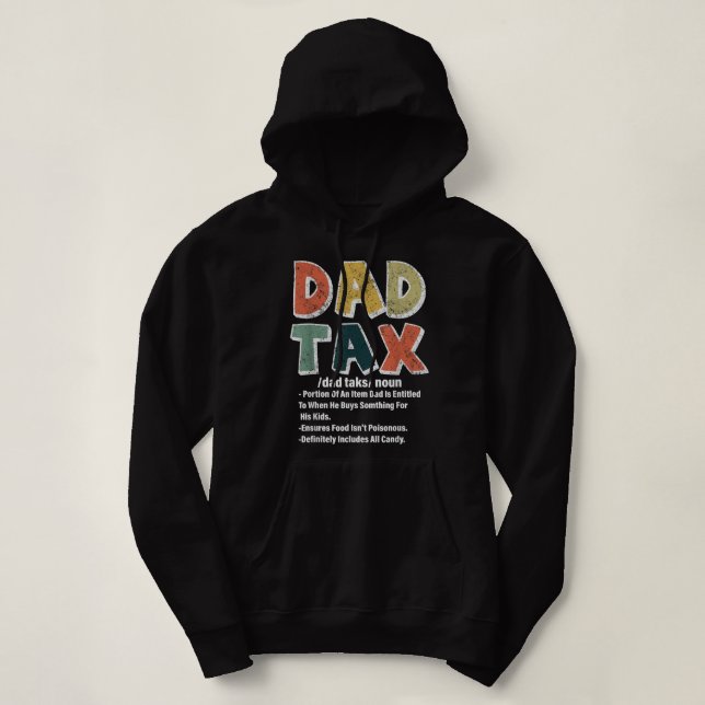 Pappa skattemyndighetsdefinition för Pappa Fars da T Shirt (Design framsida)