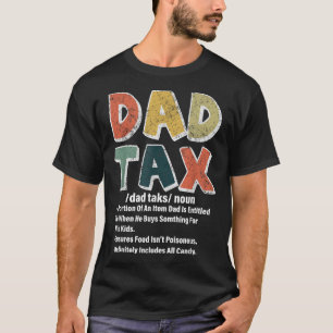Pappa skattemyndighetsdefinition för Pappa Fars da T Shirt