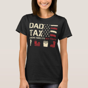 Pappa-skatten Skapar att inte USA flagga pappa T Shirt