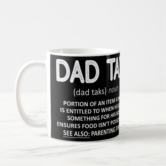 Pappa skatteredefinition Fars dag Kaffemugg (Vänster)