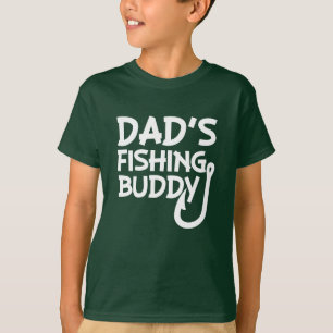 Pappa skjorta för pojkar för fiskekompis rolig tröja