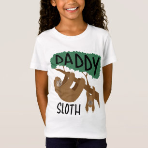 Pappa Sloth Djur älskare Superskoj Gift T Shirt