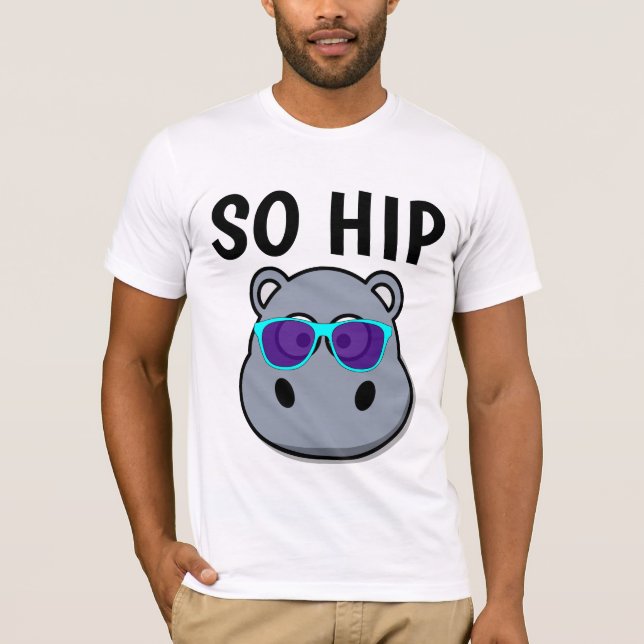 PAPPA SO HIP HIPPO T-SHIRTS (Framsida)