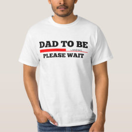 Pappa som är ladda för baby t-shirt