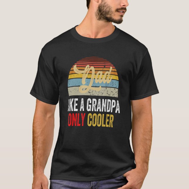 Pappa som en definition av kooler Pappa som endast T Shirt (Framsida)
