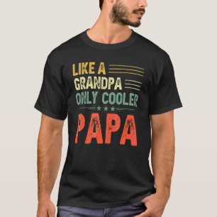 Pappa som en farfar, endast kylare Manar Vintage D T Shirt