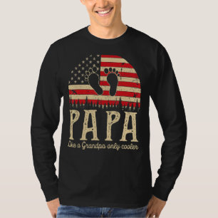 Pappa som en farfar, endast kylare Manar Vintage D T Shirt