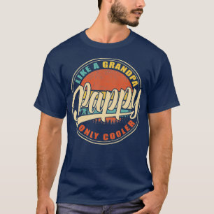 PAPPA SOM EN FLIPFORDON ENDAST COOLER Vintage Retr T Shirt