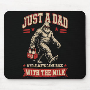 Pappa som kom tillbaka med mjölken fars dag musmatta