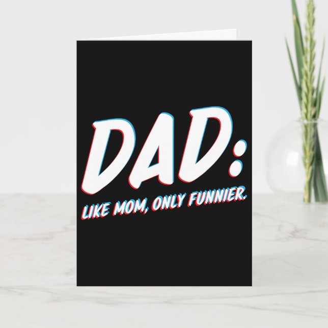 Pappa som mamma fast roligare - Till pappa från do Kort (Framsida)