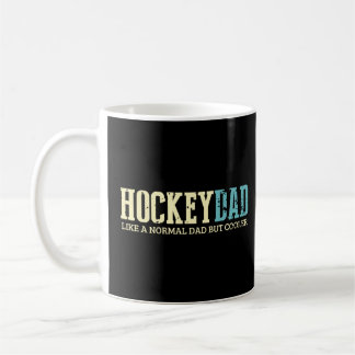Pappa som Normal Pappa men Cooler Hockey Pappa ger Kaffemugg