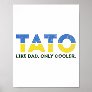 Pappa som pappa fast coolare - ukrainsk pappa från poster