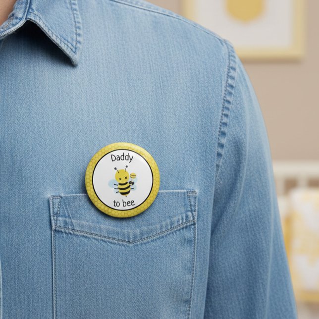 Pappa som ska bli babyåkare förväntar sig knapp (Skapare uppladdad)