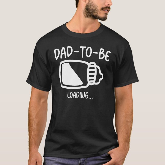 Pappa som ska läsa in förväntad Gravid T Shirt (Framsida)