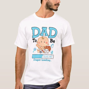 Pappa som ska läsas in Vänta lite Gravid Anno T Shirt