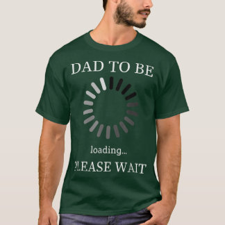 Pappa som ska läsas in Vänta på gott framtida Far T Shirt