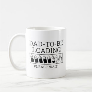 Pappa som ska lastas kaffemugg