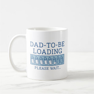 Pappa som ska lastas kaffemugg