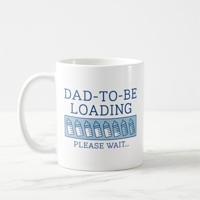Pappa som ska lastas kaffemugg (Vänster)