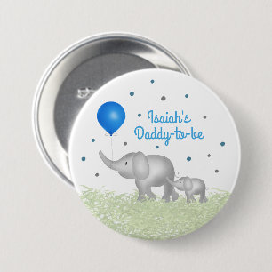 Pappa som ska vara elefant Mamma & Pojke Baby Show Knapp