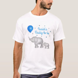 Pappa som ska vara elefant Theme Pojke Baby Shower T Shirt