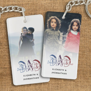 PAPPA Son & dotter Quote Photo Collage Family Namn