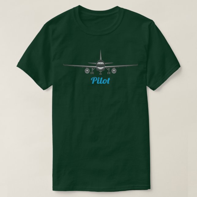 Pappa Son Matching Pilot CoPilot Fars dag Gift Fa T Shirt (Design framsida)