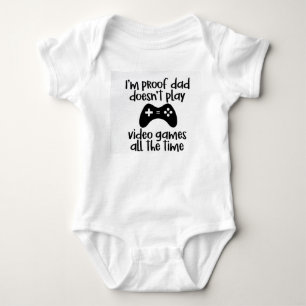 Pappa spelar inte upp videospel hela tiden t shirt