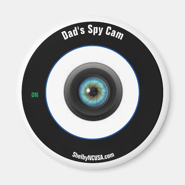 Pappa Spy Cam Fridge Magnet (Framsidan)