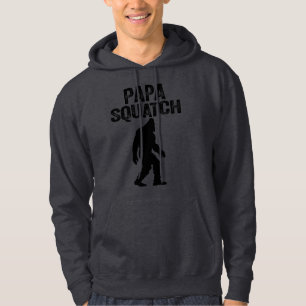 Pappa Squatch Funny Bigfoot - Fars dag Gift Hoodie