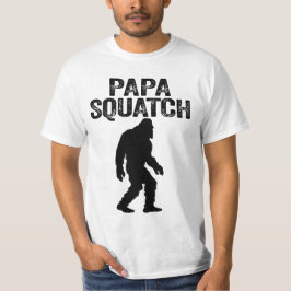Pappa Squatch Funny Bigfoot - Fars dag Gift T Shirt