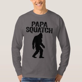 Pappa Squatch Funny Bigfoot - Fars dag Gift T Shirt