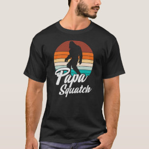 Pappa Squatch Funny Vintage Sasquatch Coola Far T Shirt