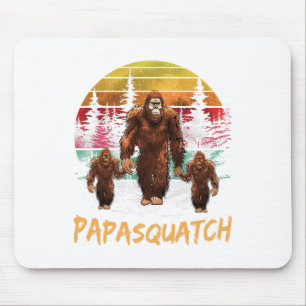 Pappa Squatch Retro Bigfoot Pappa Sasquatch Yeti F Musmatta